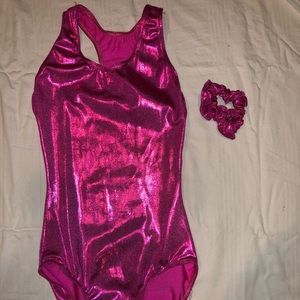 Girls Pink Dance/Gymnastics Leotard